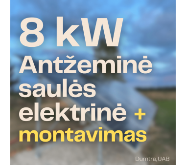 Zonne-energiecentrale van 8 kW