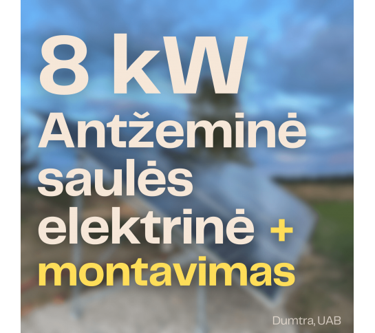 Zonne-energiecentrale van 8 kW