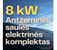 Ground-mounted 8 kW solar power system kit