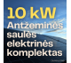 Ground-mounted 10 kW solar power system kit