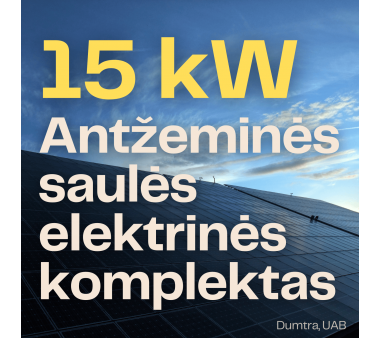 Zonne-energiecentrale van 15 kW